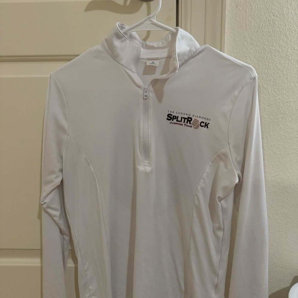 Splitrock White Quarter-Zip Pullover - image 1